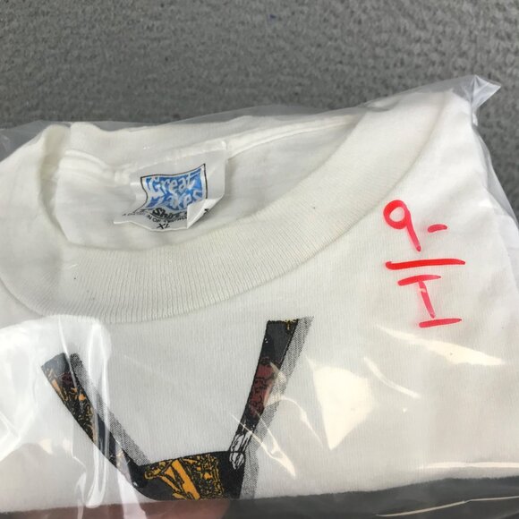 Vintage 90s Printworks Musical Tie Funny Humor Single Stitch Jazz Band Music XL - Picture 10 of 10